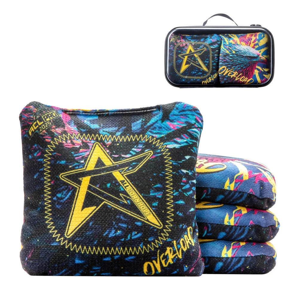 OVERLOAD 2025 - ACL PRO - 1x4 Cornhole Bags - cornhole zakjes afmetingen