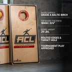 Official American Cornhole League (ACL) ELITE 18MM Cornhole Set - specificaties en materiaaldetails